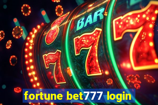 fortune bet777 login